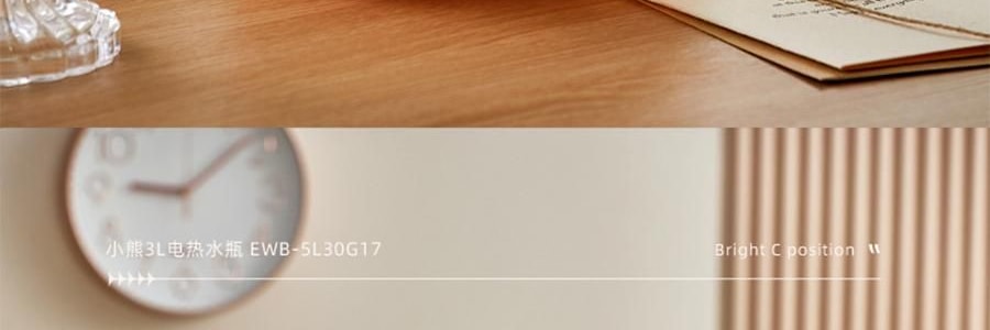 BEAR小熊 元氣小水吧 智慧不銹鋼電水瓶即熱飲水機 3.0L 白色