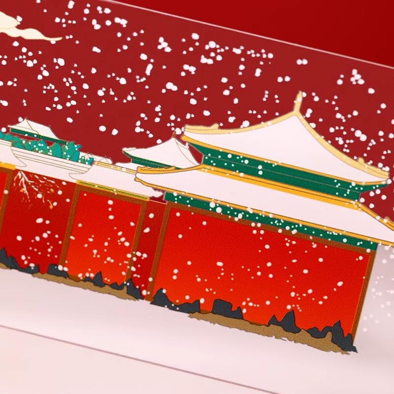 【中国直邮】 万比邻精选 故宫小夜灯木质 拍拍灯摆件博物馆文创氛围灯乔迁生日礼物