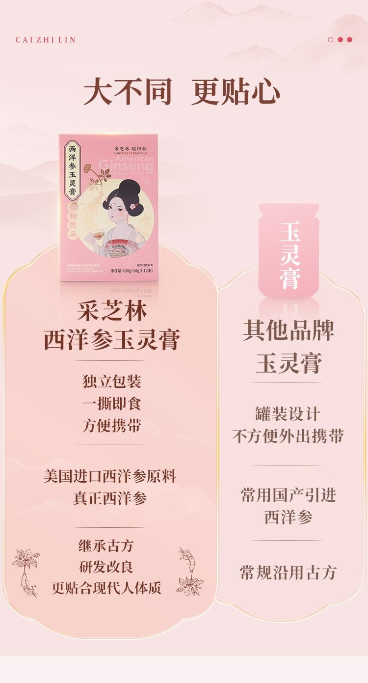 Western Ginseng And Jade Spirit Ointment 120g Nourishing Energy Promoting Qi Rosy And Suitable For Cold Hands And Fee