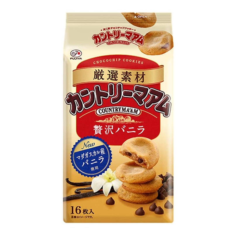 【日本直郵】日本不二家FUJIYA 餅乾 香草口味 16枚