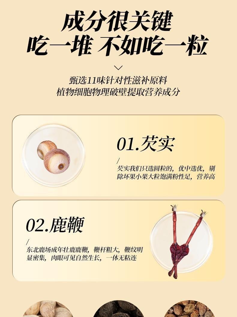 【中國直郵】 承養堂 水陸二仙丹 芡實人參黃精丸 補腎益水 清熱降火 適用於治療腎水不足 120g/盒