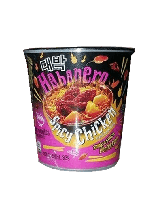 Habanero Crazy Spicy Chicken Cup Noodle 83g