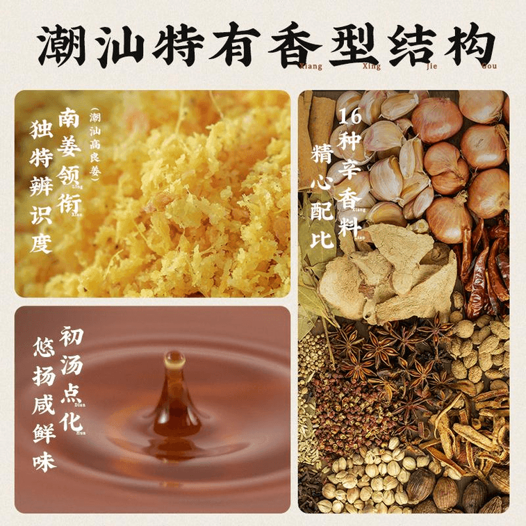【中國直郵】 潮汕集錦 潮汕滷汁 100g*2包 滷汁老滷味料包滷鵝肉醬牛肉滷料包家庭滷小包裝