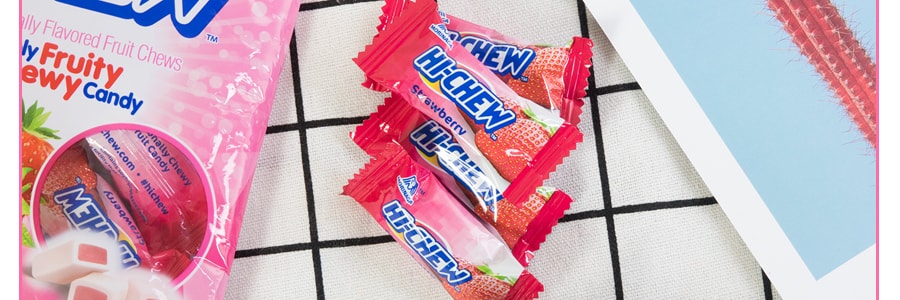 日本MORINAGA 森永 HI-CHEW 果汁軟糖 草莓口味 100g