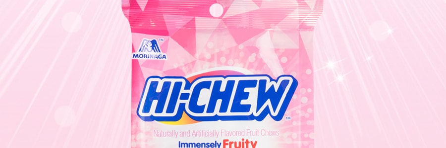 日本MORINAGA森永 HI-CHEW 果汁软糖 草莓口味 100g