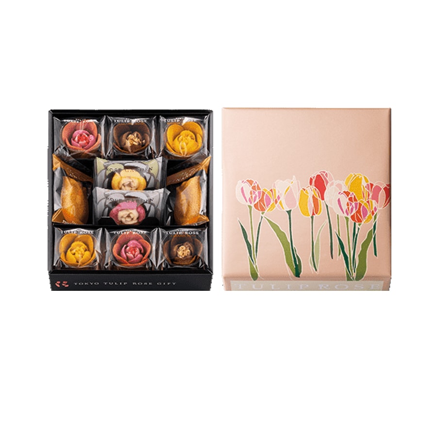 【日本直邮】东京TULIP ROSE 高端郁金香玫瑰限定梦幻花朵甜点 10个/盒