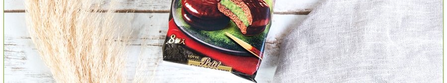 日本LOTTE樂天 香濃抹茶巧克力派 8個入 116g