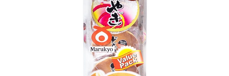 日本丸京菓子庵 銅鑼燒 紅豆味 6枚入 318g