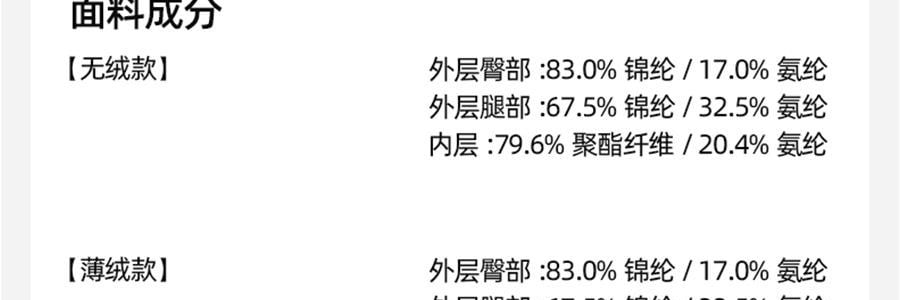 小野和子 雙層黑絲第4代 保暖秋冬冪式穿搭神器 厚絨棉褲襪子