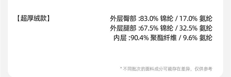 小野和子 雙層黑絲第4代 保暖秋冬冪式穿搭神器 厚絨棉褲襪子