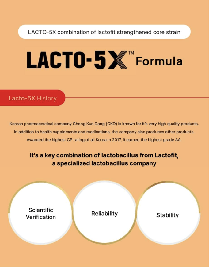 韩国 LACTO FIT 韩国第一益生菌核心 2g x 60 支
