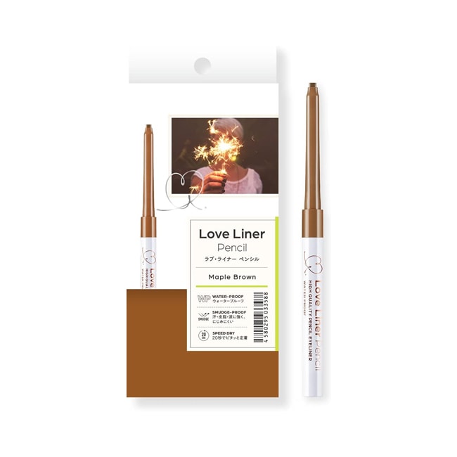 【日本直邮】MSH Love Liner极细防水不晕染眼线胶笔 Maple Brown枫叶橘棕 0.1g