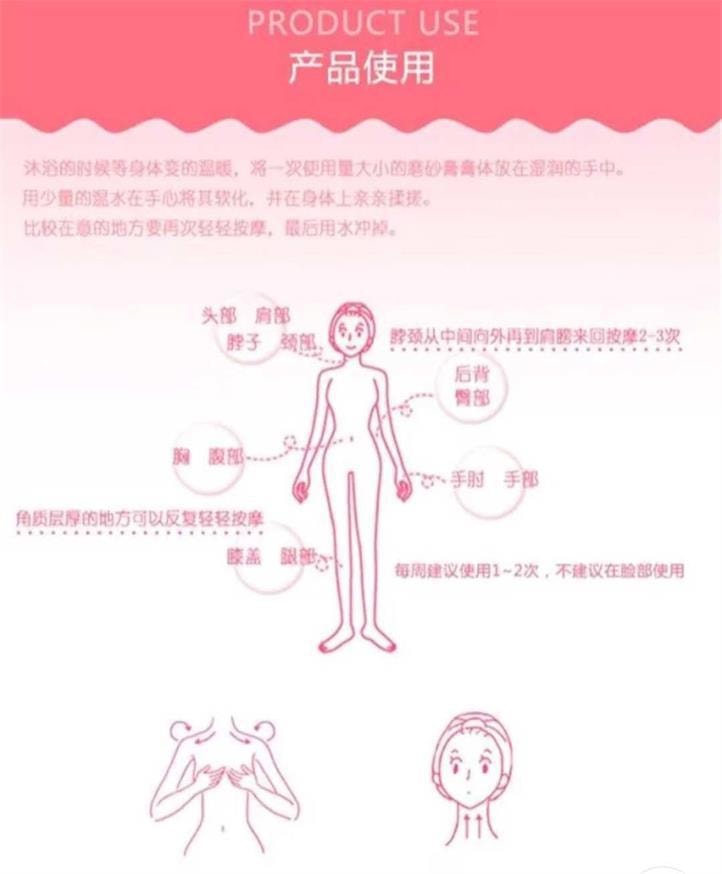 [æ¥æ¬ç´é®]HOUSE OF ROSE oh baby èº«ä½ç£¨ç è 570g
