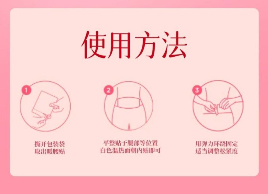 【中国直邮】 童涵春堂 【复旦大学旗下妇幼医院出品】红房子-参参艾暖腹贴女士暖宫驱寒养生(5片/盒)*3盒自发热蒸汽暖护女生用大姨妈暖肚贴【双手呵护的温暖】