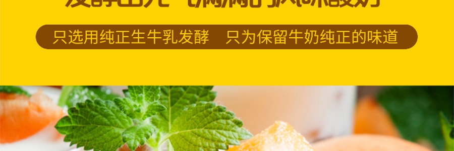 蒙牛 纯甄风味酸奶 燕麦+黄桃味 200g
