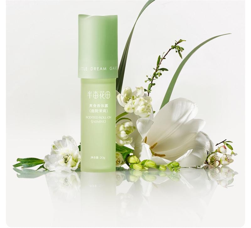 半畝花田 止汗露 腋下乾爽 持久留香 香體露 除汗滾珠 膏石液 升級款-白桃落櫻 20g 1個*預計到達時間3-4週
