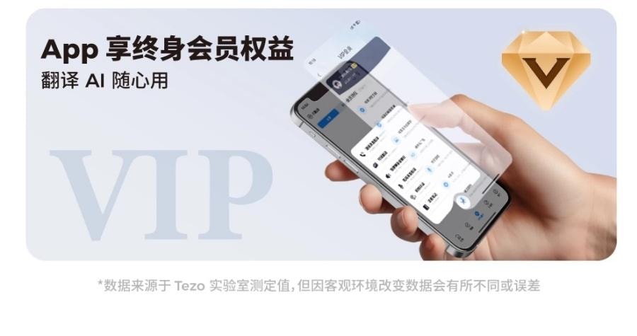 【中国直邮】 零豆 新AI翻译蓝牙耳机 会议录音 传译 无线 智能 苹果安卓 入耳降噪 - 白色 1个*