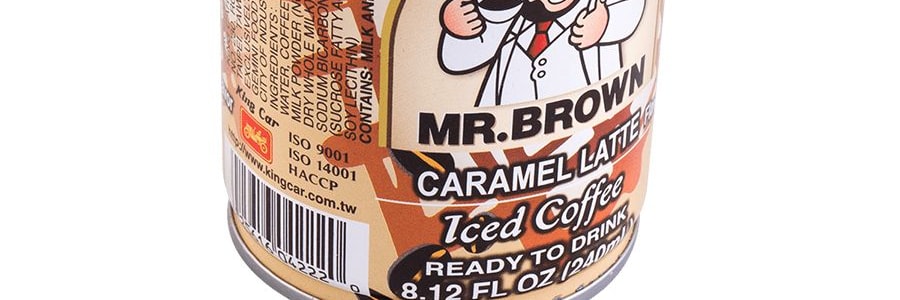 台灣MR.BROWN伯朗 三合一咖啡即飲品 焦糖拿鐵風味 240ml