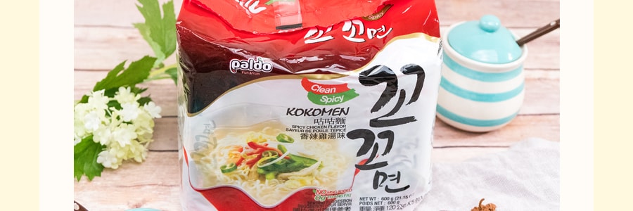 韓國PALDO八道 咕咕麵 辣雞湯口味 5包入 600g