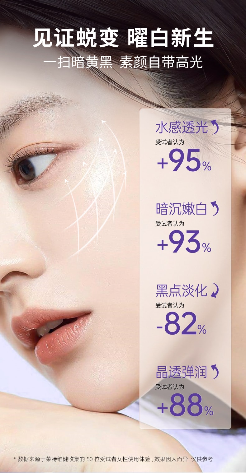 【中国直邮】 莱特维健 美白丸谷胱甘肽硫辛酸蛋白肽vc美肌亮白丸内服胶囊60粒/盒