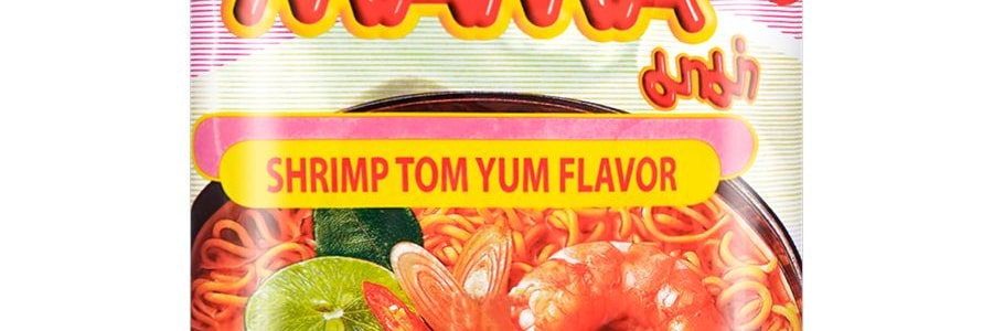 泰國MAMA媽媽 泡麵 酸辣蝦口味 90g 【泰式經典海鮮泡麵】