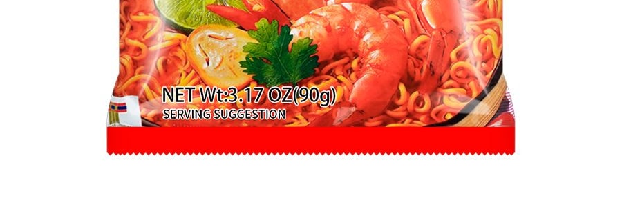泰國MAMA媽媽 泡麵 酸辣蝦口味 90g 【泰式經典海鮮泡麵】