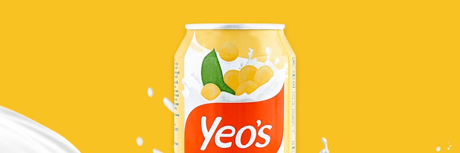 新加坡YEO'S杨协成 无添加原味豆奶 罐装 300ml
