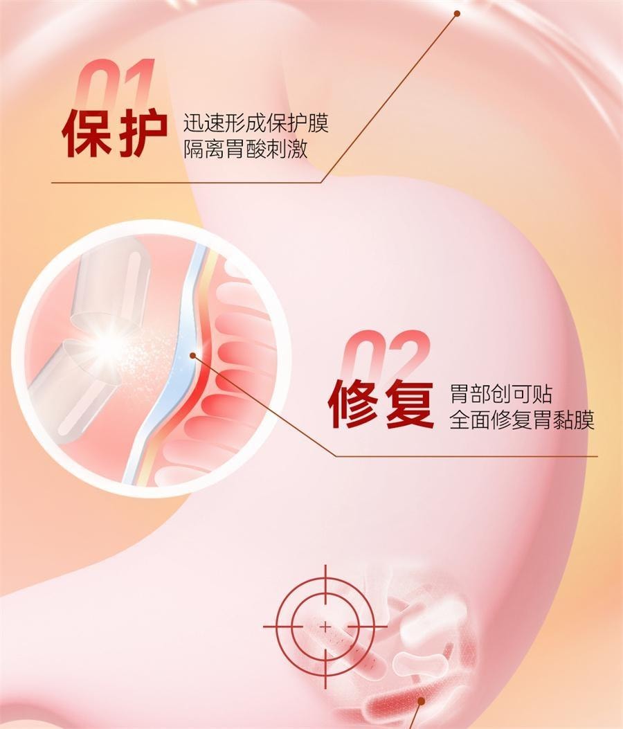 【中國直郵】 麗珠得樂 膠囊 胃藥胃痛慢性胃炎幽門螺旋桿菌 40粒/盒