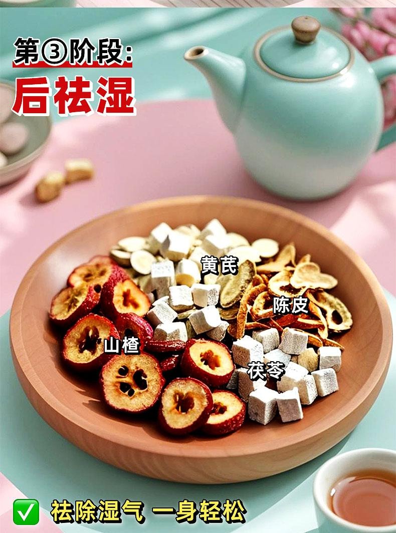 【中国直邮】 北京同仁堂 山楂茯苓陈皮茶 100g 健脾养胃祛湿补气血