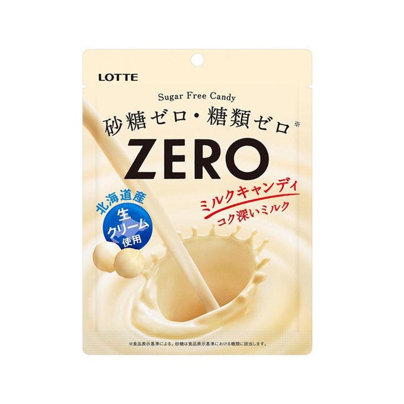【日本直邮】LOTTE 乐天 ZERO无砂糖零糖奶糖 50g