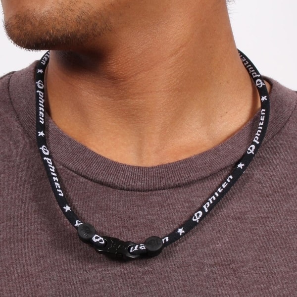 Classic Titanium Necklace Black 22 inch