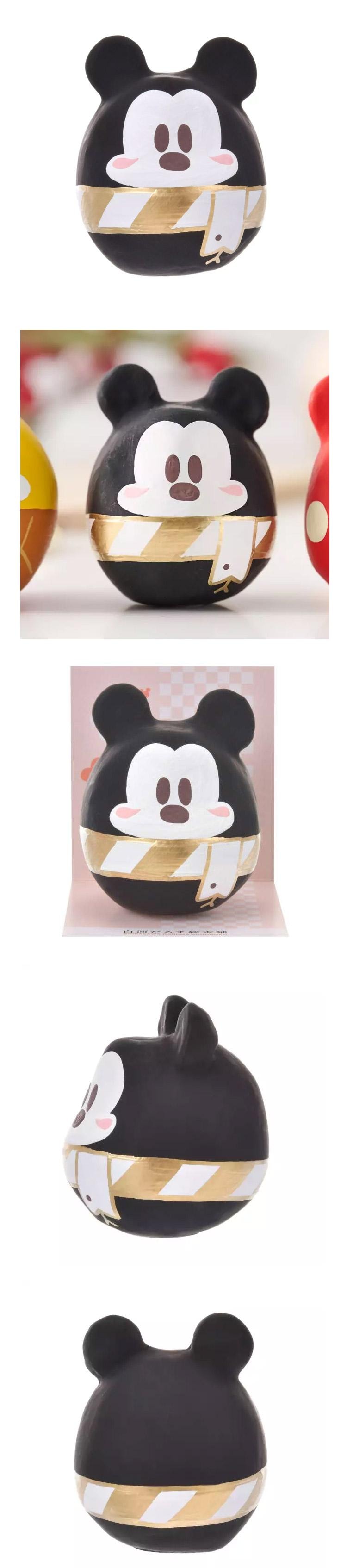 【日本直郵】DISNEY 東京迪士尼 白川達摩擺飾 米奇 5.2×4.1×4.5cm