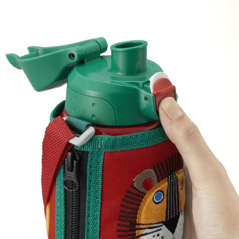 TIGER虎牌 可愛小獅子刺繡不鏽鋼保溫杯 600ml