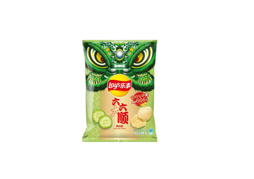 【马来西亚直邮】中国 LAY'S 乐事 黄瓜味薯片 70g