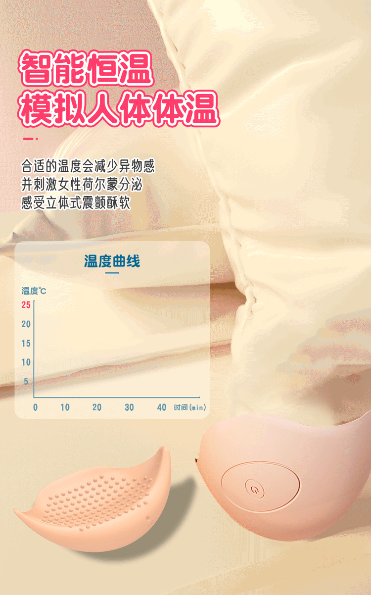 【中国直邮】主动点 乳房按摩器 奶头吸乳头刺激高潮自慰器 女性舔胸神器