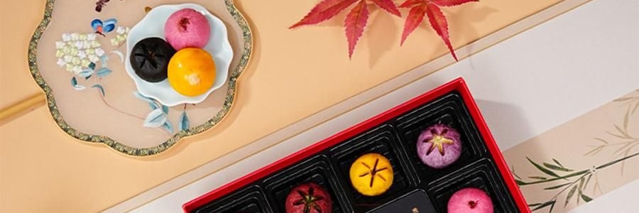 南宋胡記 錦色蓮華糕點禮盒 300g【9味12枚荷花酥+龍井茶酥+2杯盞】【浙江杭州特產點心】【春節年貨必買】