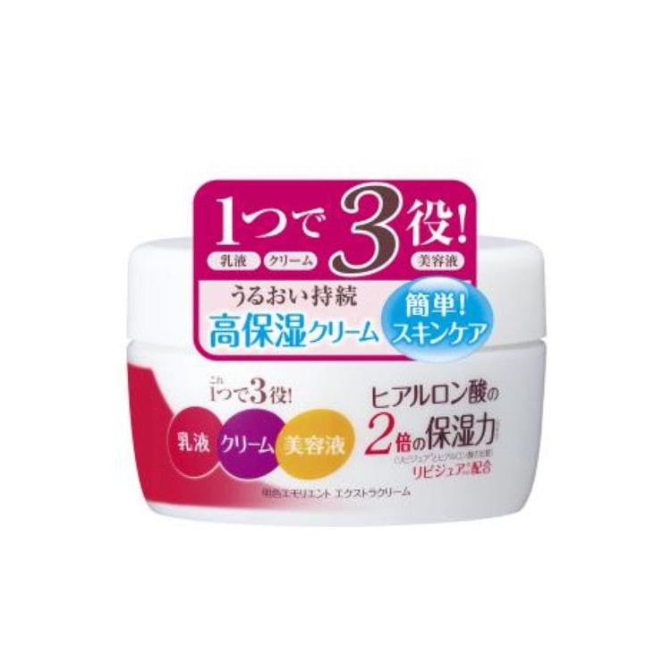 【日本直邮】MEISHOKU明色 三合一面霜 玻尿酸2倍高保湿力保湿滋润乳霜 110g