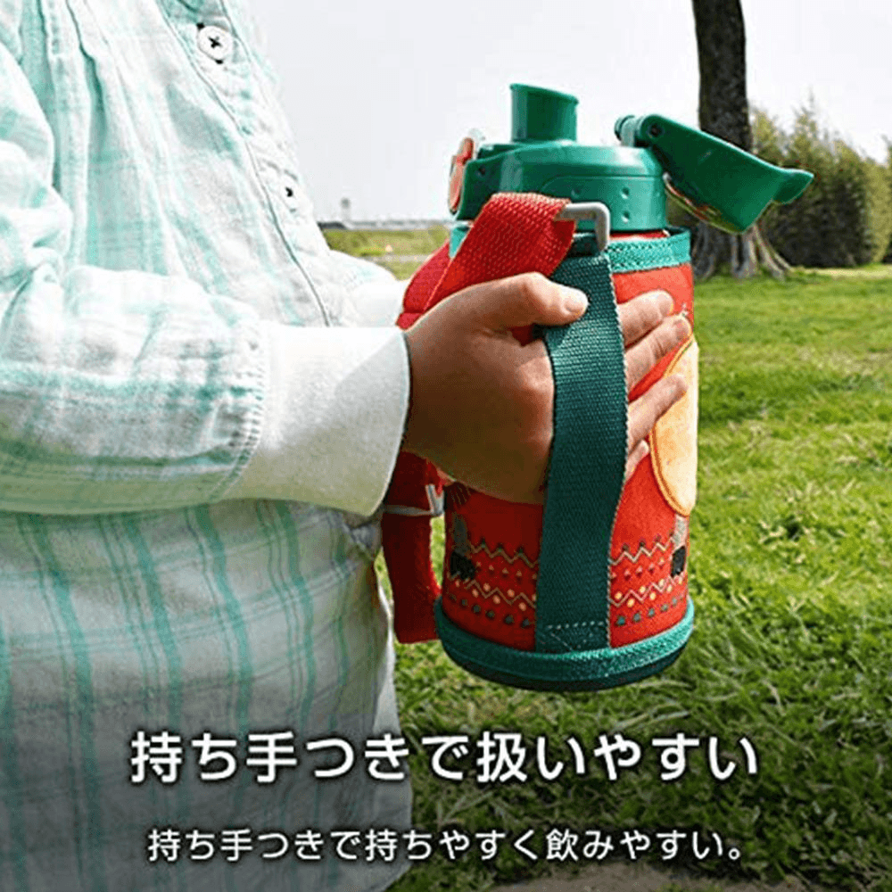 TIGER虎牌 可愛小獅子刺繡不鏽鋼保溫杯 600ml