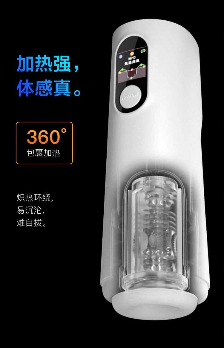 【美國現貨】 中國網易春風元系列智慧飛機杯白色 - 飛機杯+鈀環IP內膽+潤滑液