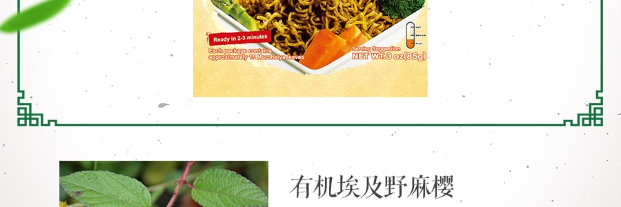 日本GREE NOODLE 有机野菜方便面 日式炒面味 85g