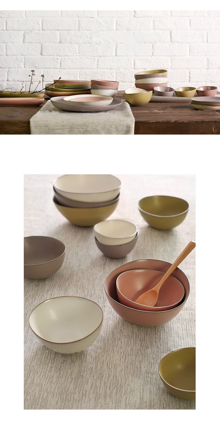 2021LIFEJAPANESE STYLE CERAMIC DIPPING DISH AND BOWL-Dipping Dish-Purple
