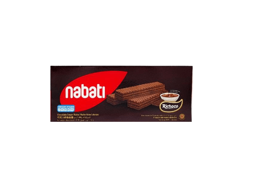 【马来西亚直邮】 印度尼西亚 NABATI 巧克力奶油晶圆 150g