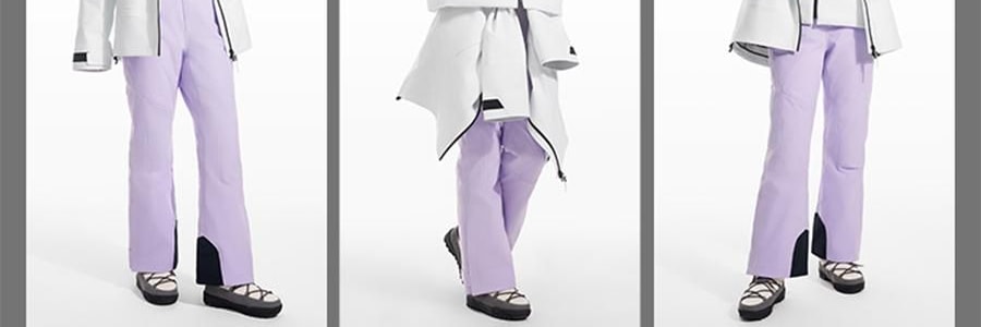 BENEUNDER蕉下 女士轻量滑雪裤 雪地玩雪徒步裤子 沁柔白 170/76A(XL)