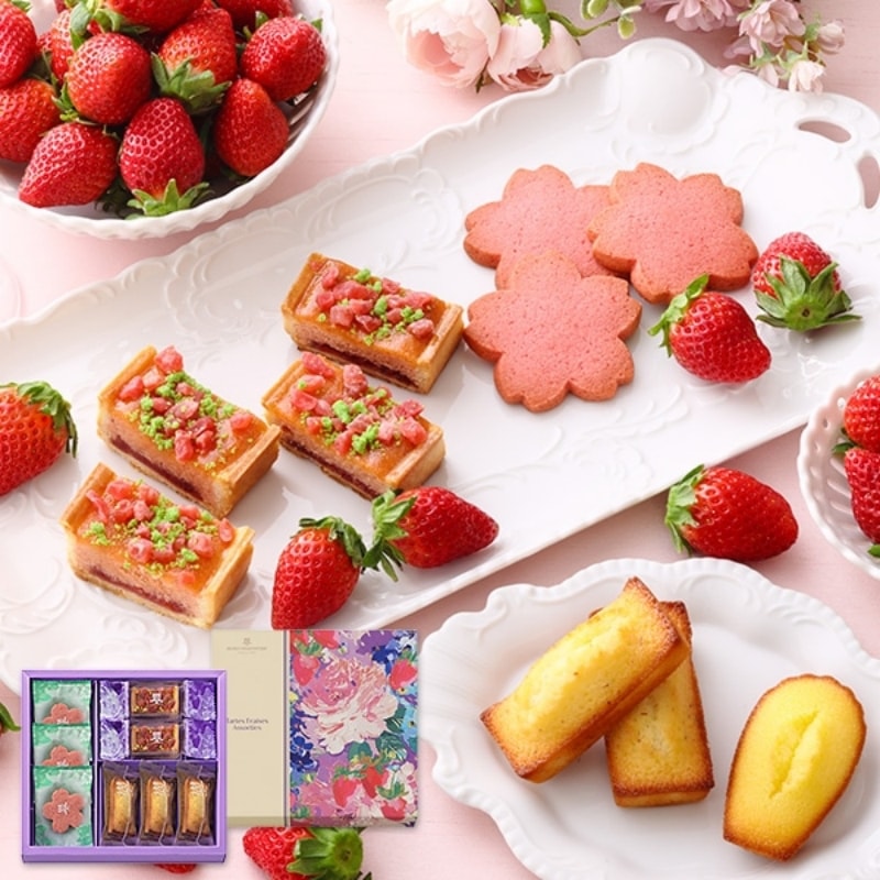 【日本直邮】日本甜点名店 HENRI CHARPENTIER 春季限定 3种口味 樱花礼盒 8枚装