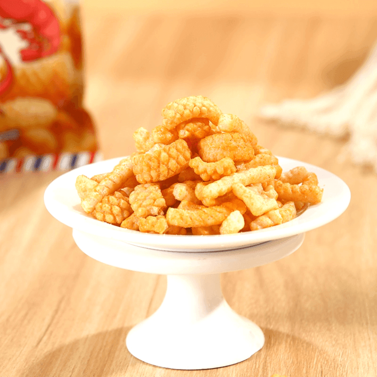 【中国直邮】 琅琅脆 鱿鱼爱上虾 32g*2包   网红爆款虾条鱿鱼酥卷解馋膨化零食休闲小吃