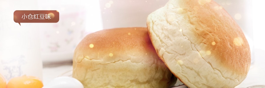 【全美超低價】日本D-PLUS 天然酵母持久保鮮麵包 小倉紅豆口味 80g