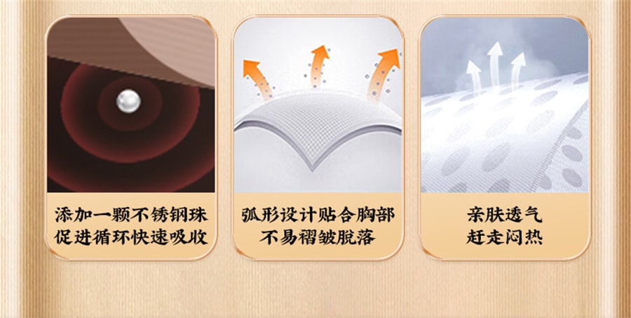 【中国直邮】白云山 乳腺穴位贴敷治疗贴乳腺散结贴小叶乳房疏通硬块肿块 4贴/盒*3盒