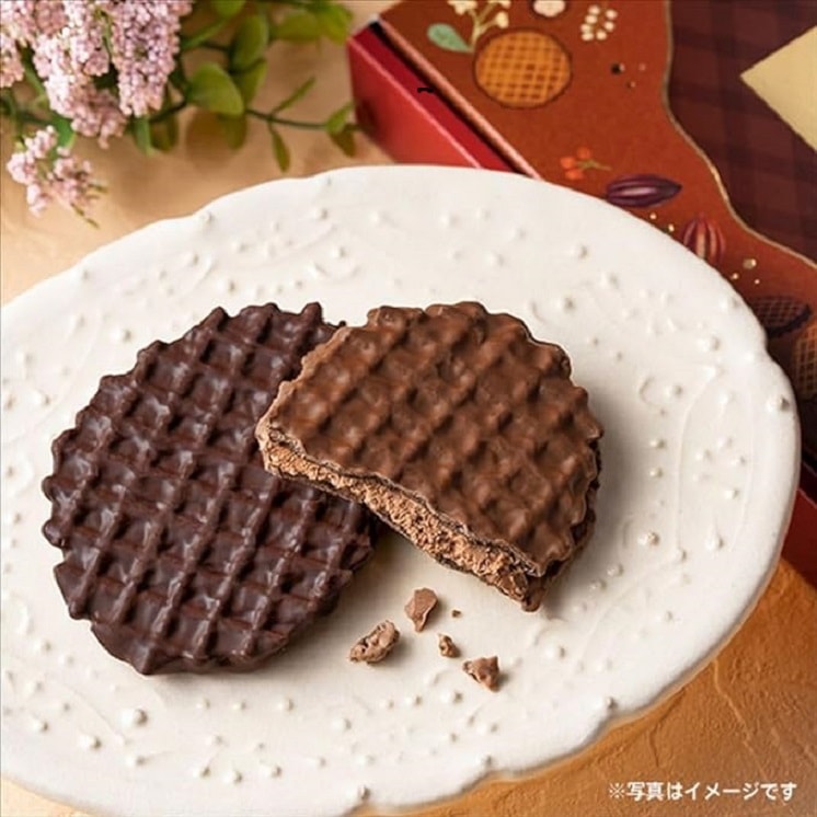 【日本直邮】GODIVA 巧克力礼品糖果套装 脆皮华夫饼三明治 4枚入