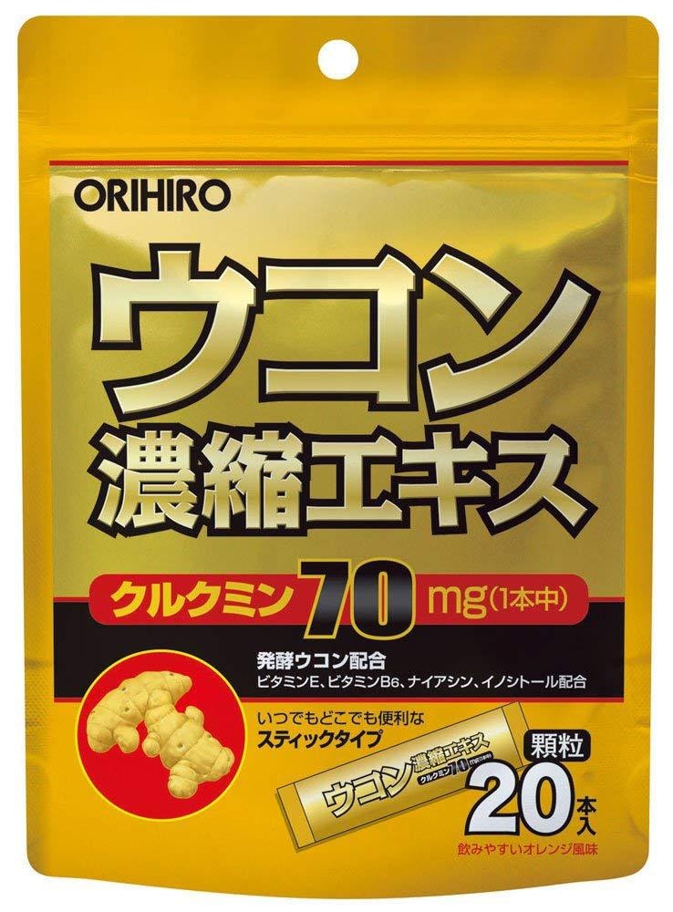 【日本直邮】日本 ORIHIRO 浓缩姜黄素冲剂/解酒护肝肾 20包入 30g