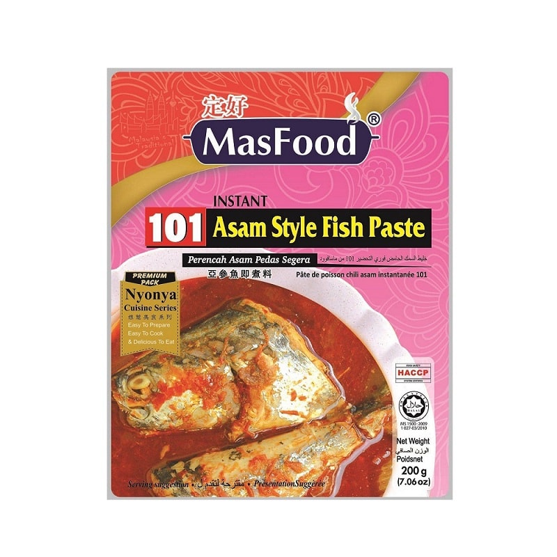 【马来西亚直邮】马来西亚 MASFOOD 定好 亚参鱼即煮料 200g
